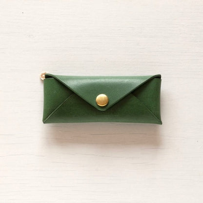 コインケース | 印鑑・キーケース対応 （レディース・メンズ）| 一枚革仕立てレター型 Italy 本革・レザー 【letami】ナチュラル（狐色）