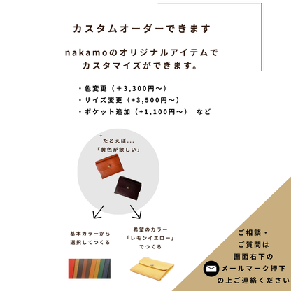 極薄「ポケットが膨らまない」お札二つ折りコンパクト財布【letamiW】 | ダークブラウン