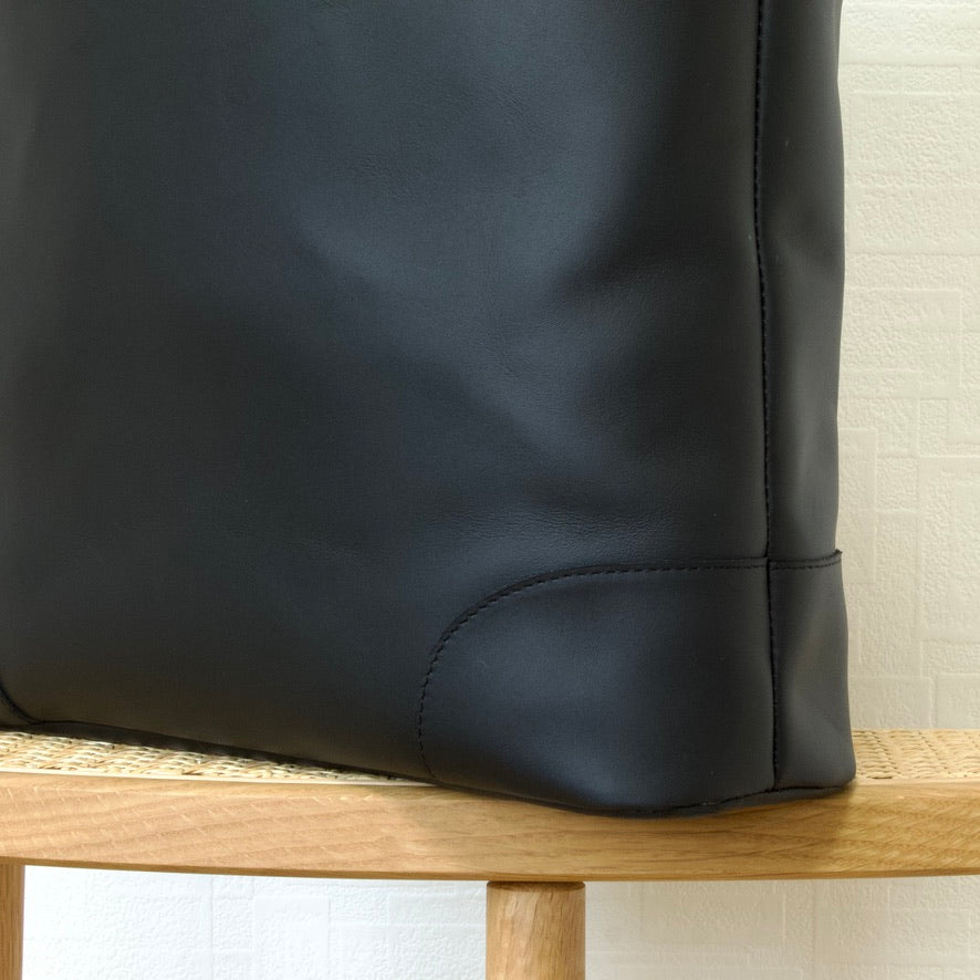 トートバッグ2Way 軽量 A4対応 ・ビジネスバッグ / 防水・GORE-TEX仕様（レディース・メンズ） | 本革・レザーブラック