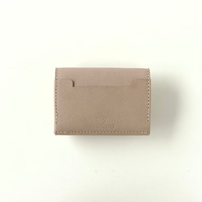 ラフにざっくり使える三つ折り財布（お札折らない） 【ca-miniW】| ライトグレー