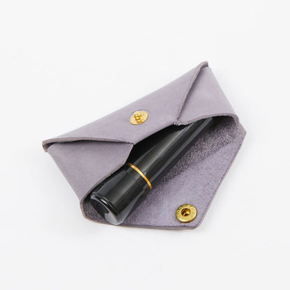 コインケース | 印鑑・キーケース対応 （レディース・メンズ）| 一枚革仕立てレター型 Italy 本革・レザー 【letami】ナチュラル（狐色）