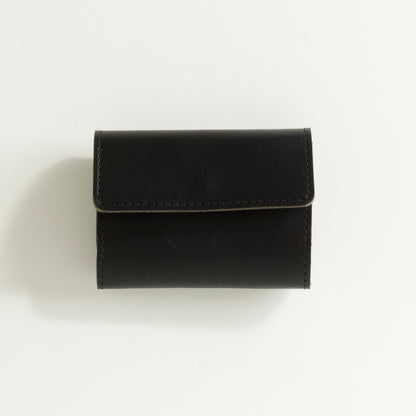 小さいカードサイズのコンパクトな三つ折り財布（お札折らない） | Italy 本革・レザー（メンズ・レディース）【ca-miW】ナチュラル