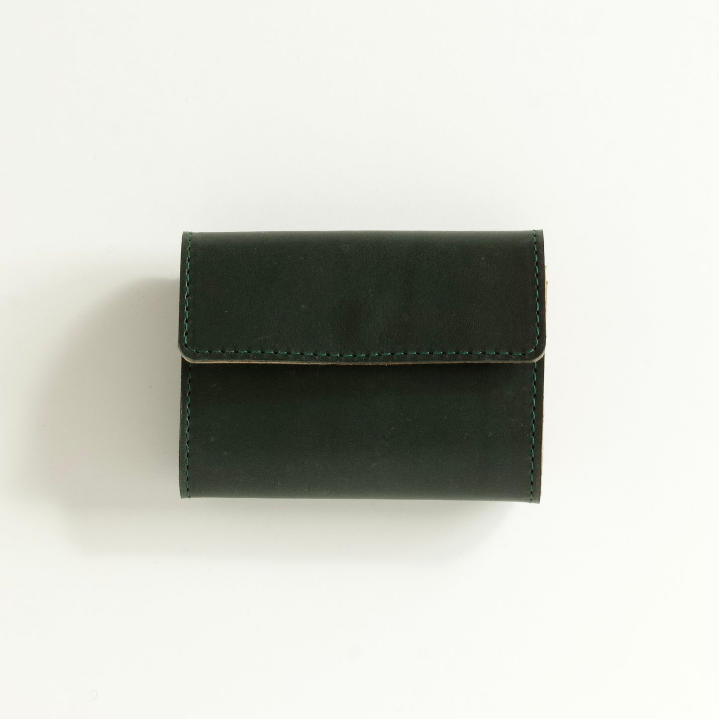 小さいカードサイズのコンパクトな三つ折り財布（お札折らない） | Italy 本革・レザー（メンズ・レディース）【ca-miW】ナチュラル