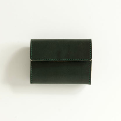 小さいカードサイズのコンパクトな三つ折り財布（お札折らない） | Italy 本革・レザー（メンズ・レディース）【ca-miW】ナチュラル