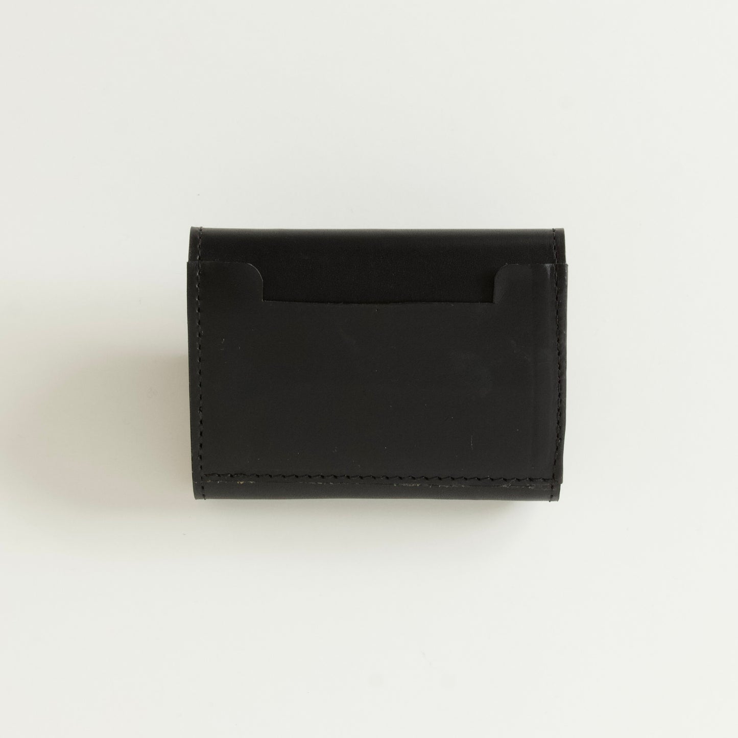 小さいカードサイズのコンパクトな三つ折り財布（お札折らない） | Italy 本革・レザー（メンズ・レディース）【ca-miW】ナチュラル