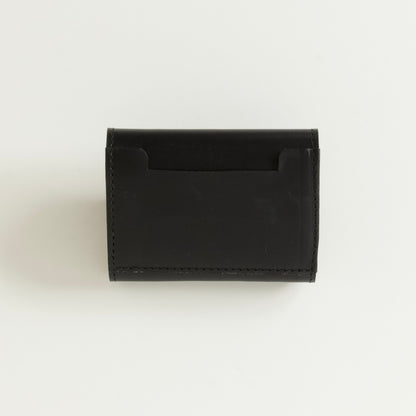 小さいカードサイズのコンパクトな三つ折り財布（お札折らない） | Italy 本革・レザー（メンズ・レディース）【ca-miW】ナチュラル