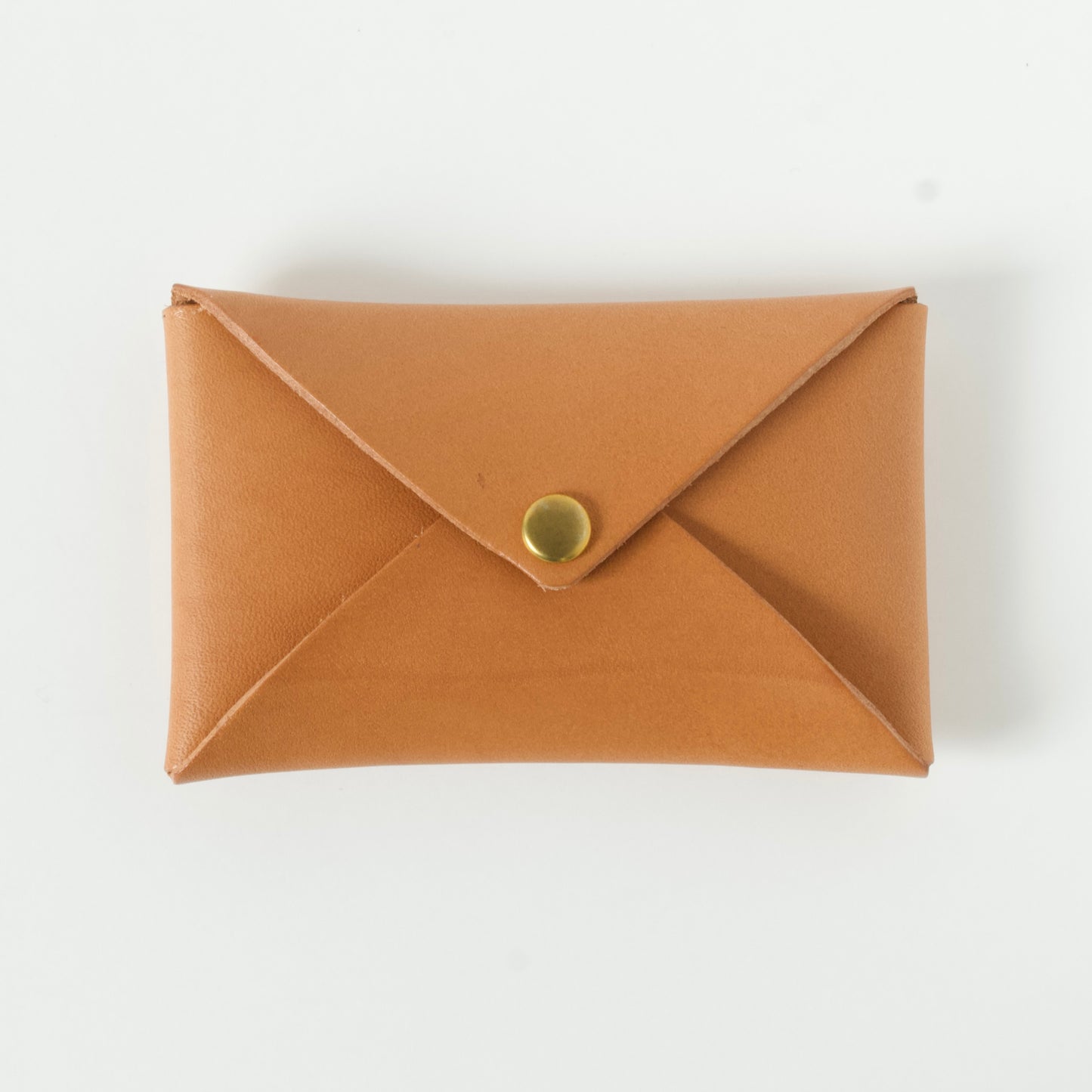 カードケース/名刺入れ  レター型 1枚革仕立て | Italy本革・レザー（メンズ・レディース） ブラック（墨色）【letaca】